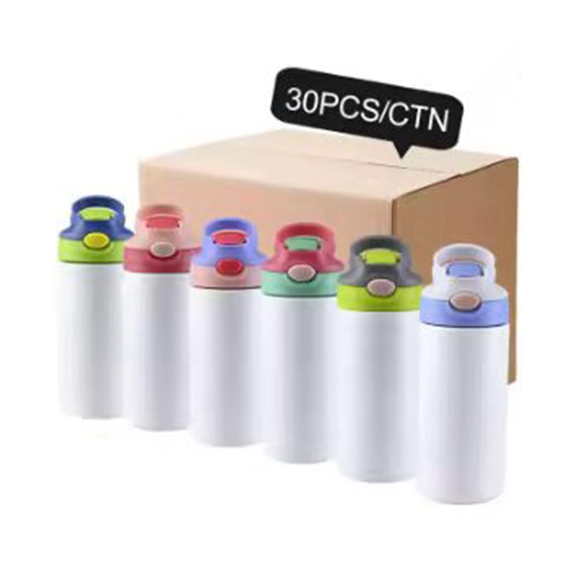 Customized Wholesale straight Sippy Cup Child Kid tumbler Sublimation Blanks 304 Stainless Steel Water bottle