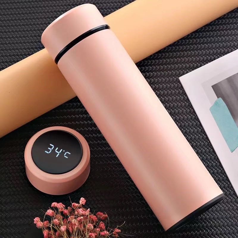 Smart Water Bottle with LED Temperature Display Thermo Cups Smart Cheap Stainless Steel Vacuum Flasks & Thermoses Modern 100 Pcs