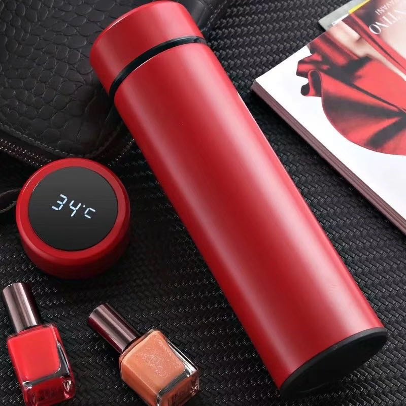 Smart Water Bottle with LED Temperature Display Thermo Cups Smart Cheap Stainless Steel Vacuum Flasks & Thermoses Modern 100 Pcs