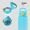 Eco Friendly Sport Water Bottle Stainless Steel Vacuum Insulated Bottle with BPA free Colored Lid for Outdoor