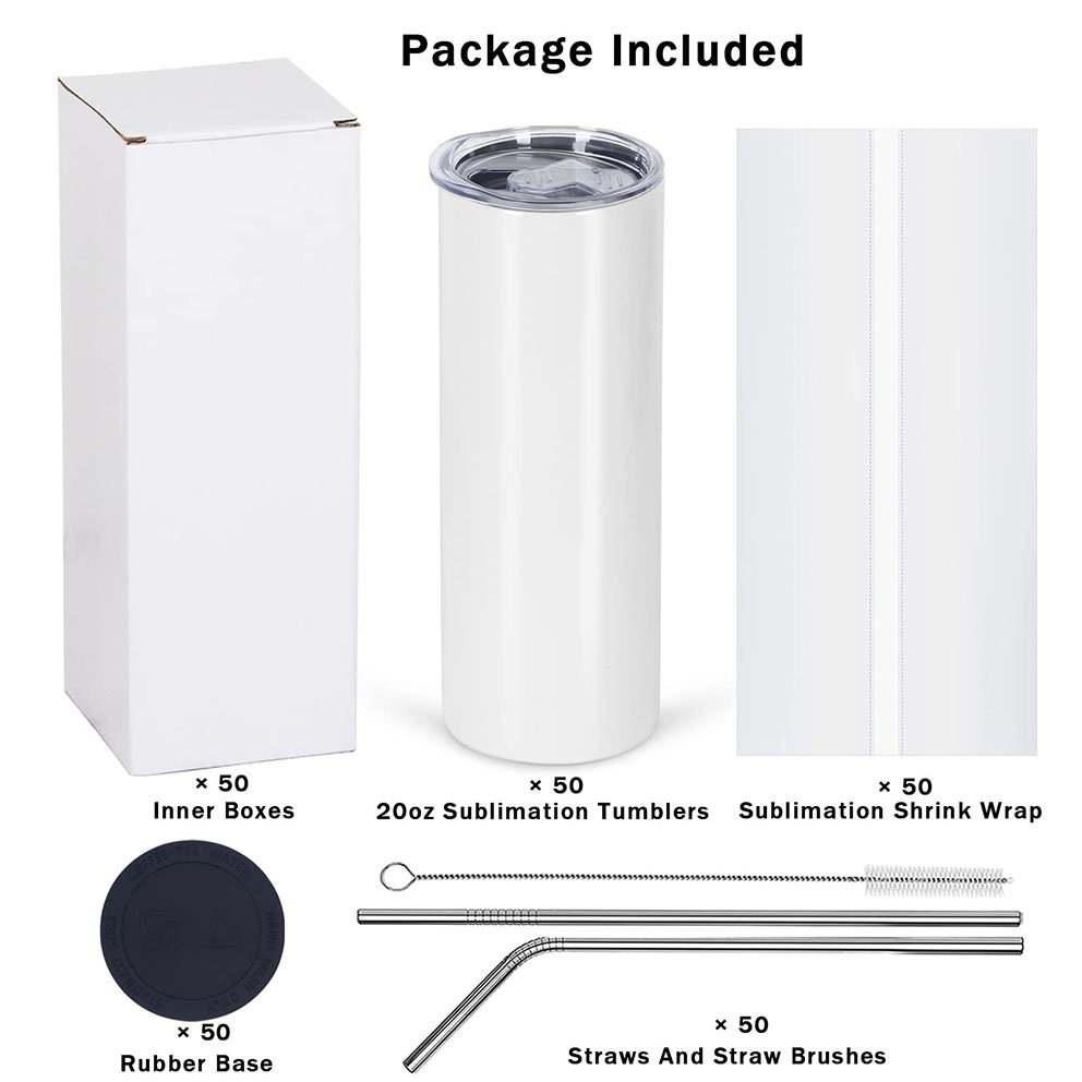 Sublimation Copo Tumbler With Straw Thumbler Hot And Cold Thumbler White Coffee Mugs