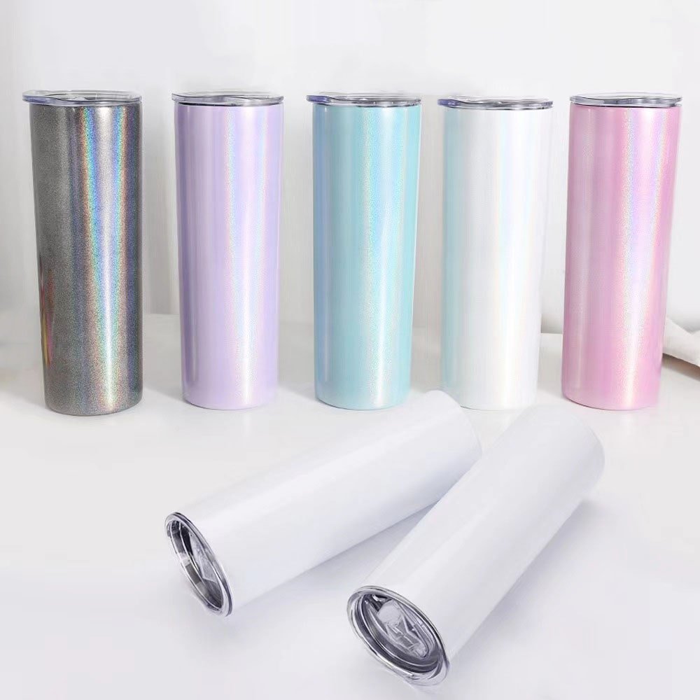 Sublimation Copo Tumbler With Straw Thumbler Hot And Cold Thumbler White Coffee Mugs