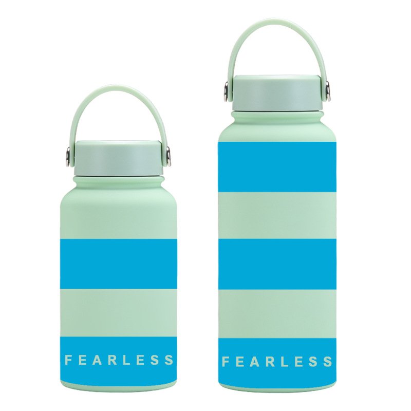 wholesale cute bottle water termos de agua kids cups with lids copo termico steel bottle 1000ml mug warmer