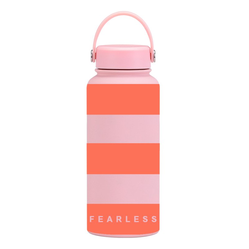 wholesale cute bottle water termos de agua kids cups with lids copo termico steel bottle 1000ml mug warmer