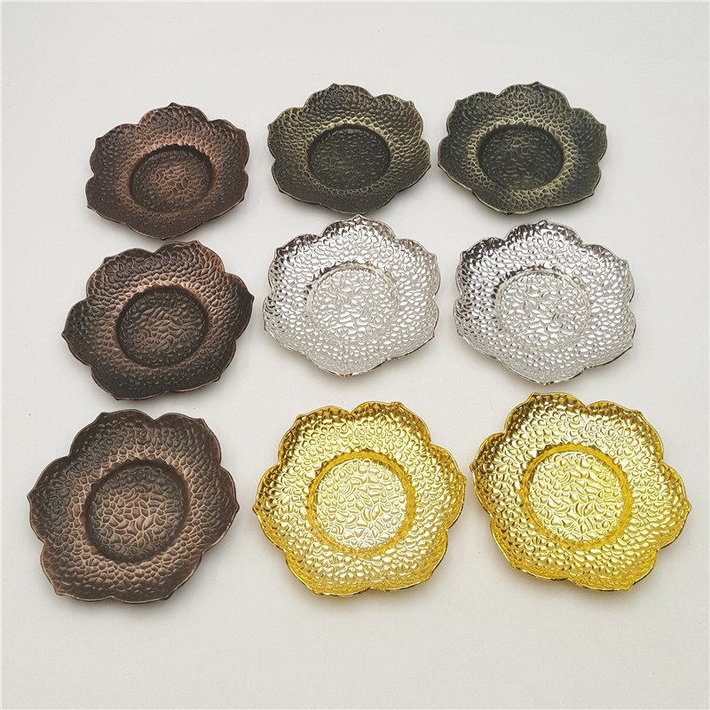 Luxury Teahouse Decoration Non Slip Cup Mat Metal Drink Coasters New Design Coffee Mug Coaster
