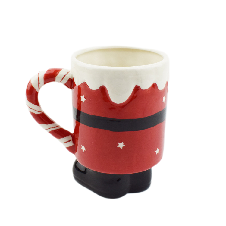 Manufacturer Christmas Mug Creative 3D Christmas santa cups Ceramic Christmas Mug