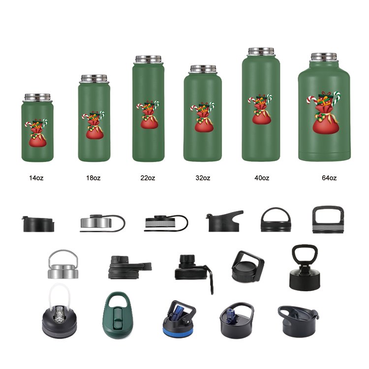 Travel metal flask sports hot vacuum waterbottle manufacturer in bulk 32oz stainless steel water bottle with straw custom logo