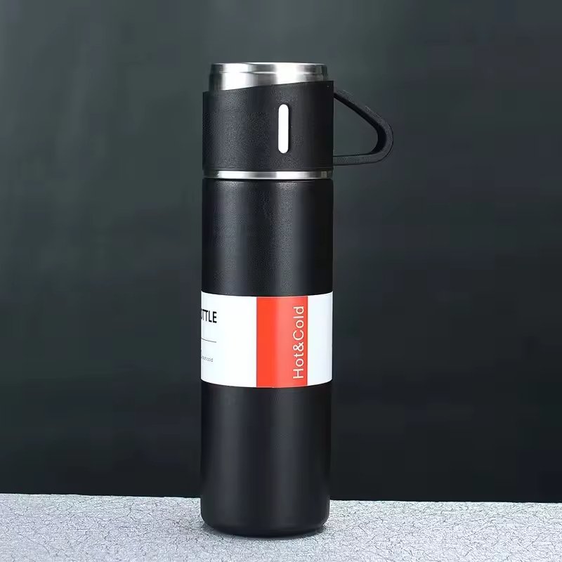 500ML Vacuum Flask Set Double Wall Stainless Steel Water Bottle Gift Set Thermos Vacuum Flask Set With Gift Box