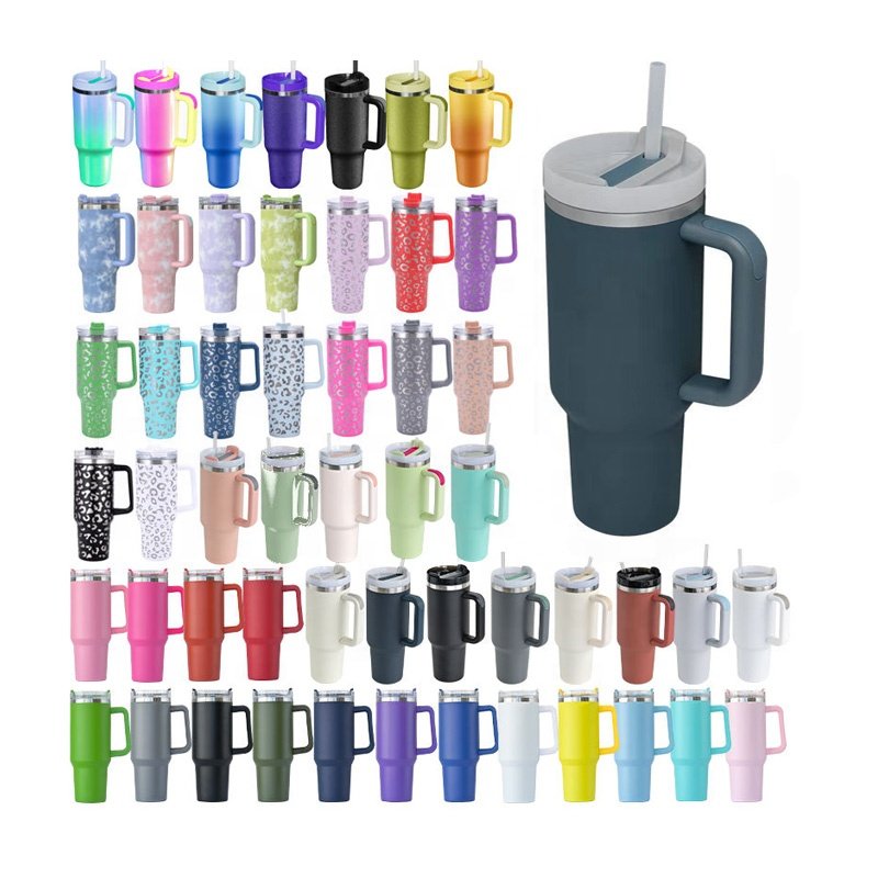 Wholesale Personalized Travel Mug Cola Wine Cup Stainless Steel 40oz Insulated Glitter Tumbler
