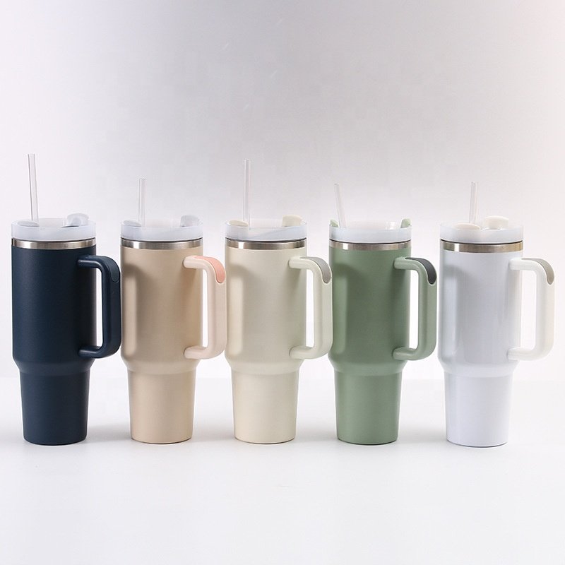 Wholesale Personalized Travel Mug Cola Wine Cup Stainless Steel 40oz Insulated Glitter Tumbler