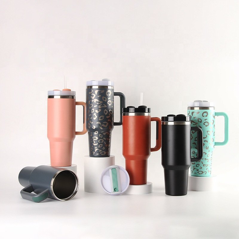 Wholesale Personalized Travel Mug Cola Wine Cup Stainless Steel 40oz Insulated Glitter Tumbler