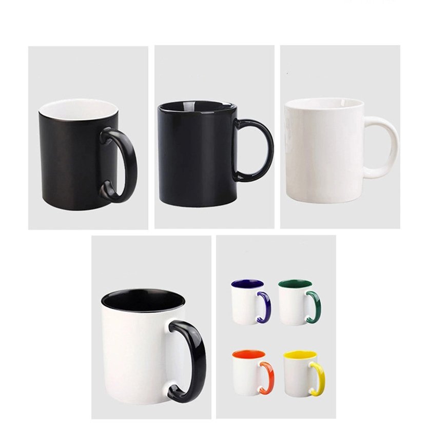 sublimation thermal cup coffee thermos 330ml smart ceramics water bottle mug water bottle