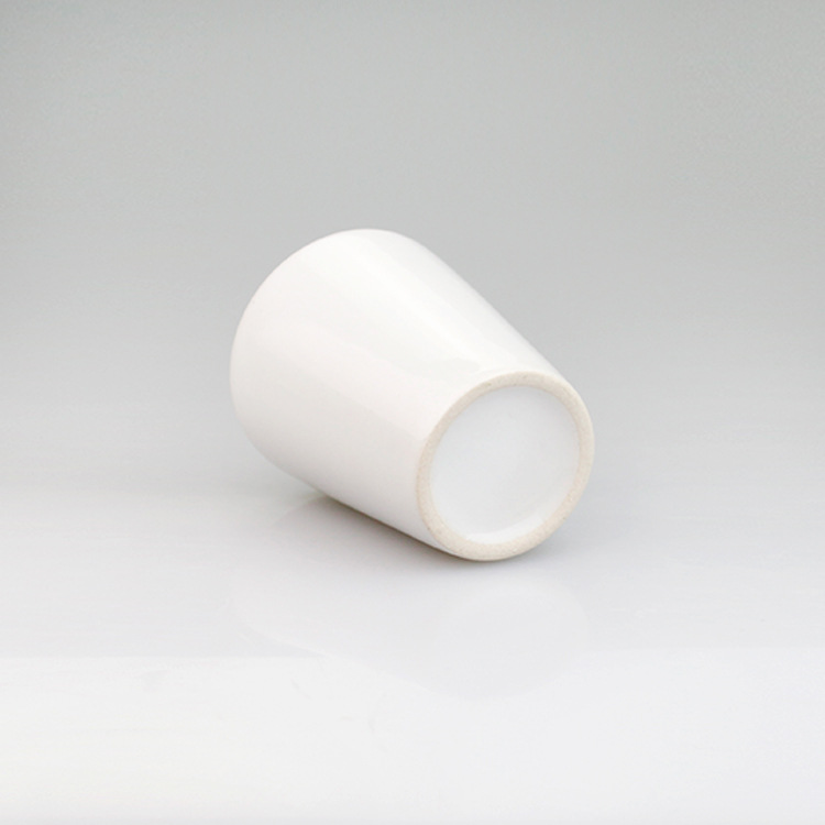 Wholesale Custom ceramic shot glass 1.5oz sublimation cup Scratch White Shot ceramic Whiskey cup moq 144 pieces