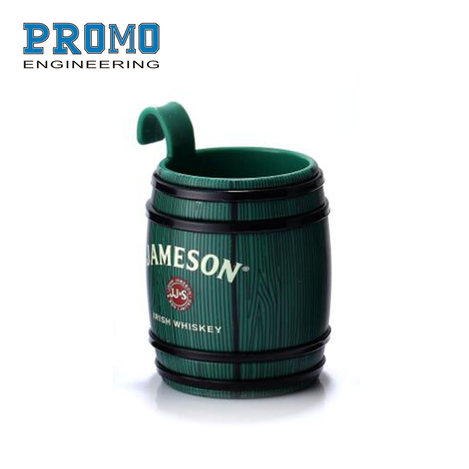 2023 hot sale reusable coffee tea cups hitch hanging on glasses plastic cup plastic 25ml barrel shot glass Plastic beer mug