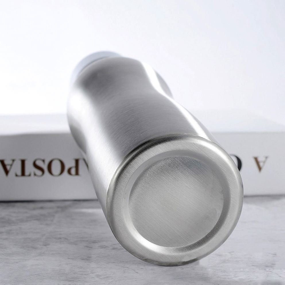 750ml Portable Single Wall Stainless Steel Water Bottle Outdoor Sports Drink Cup Preservation Metal Cola Drink Bottle