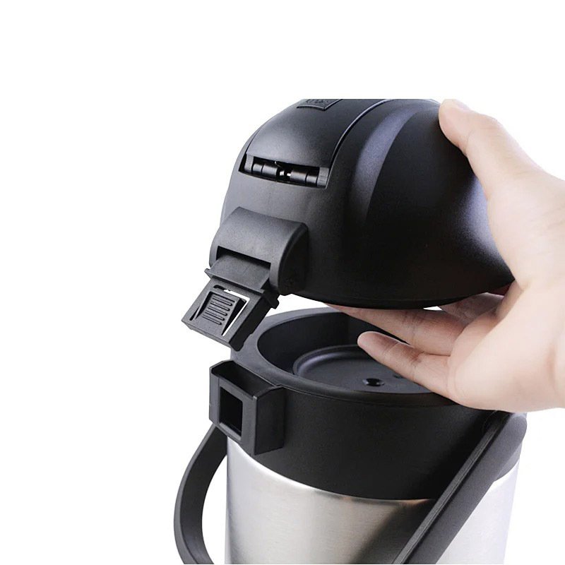 High Quality Modern Stainless Steel Vacuum Flask Pot 3L/4L Large Capacity Insulated Airpot Thermos 12-24 Hours Hot Cold Storage
