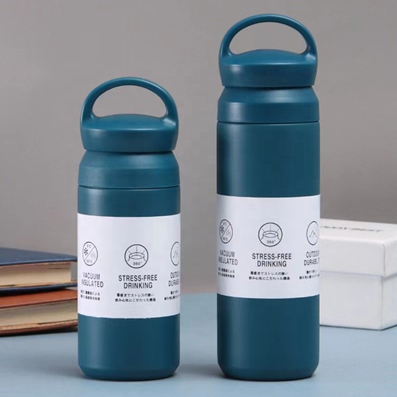 Custom LOGO 350ml 500ml Stainless Steel Water Bottle Harajuku Insulated Coffee Tumbler Thermos Flask Keep Cold and Hot