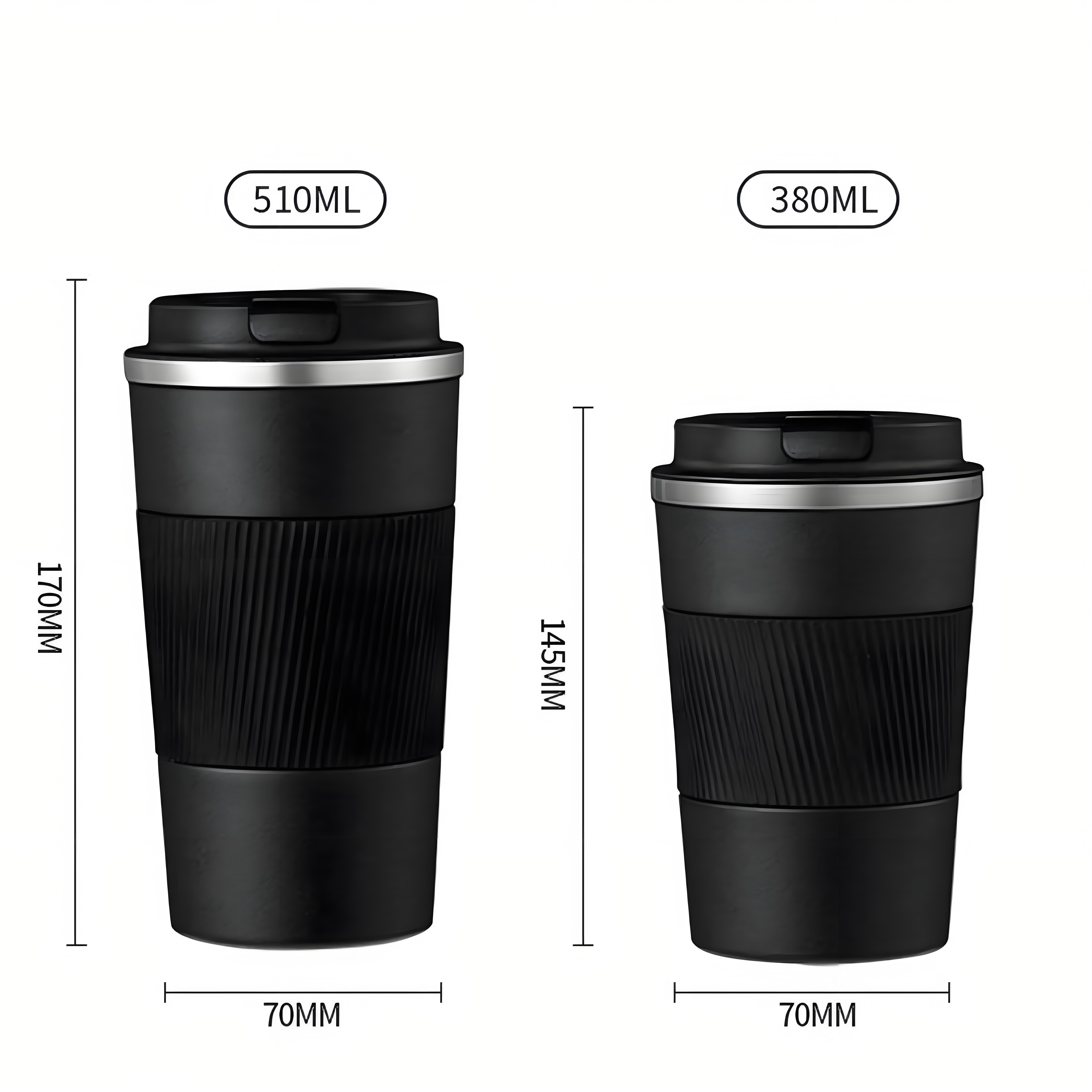 New Double Insulated Tumblers Insulated Coffee Mug Mug Double Wall Stainless Steel Cup With Lid
