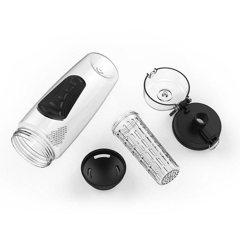 32oz Hot Sale Fruit Tritan Water Bottle with Infuser Outdoor Sports Water Bottle Creative Travel Plastic Water Bottle