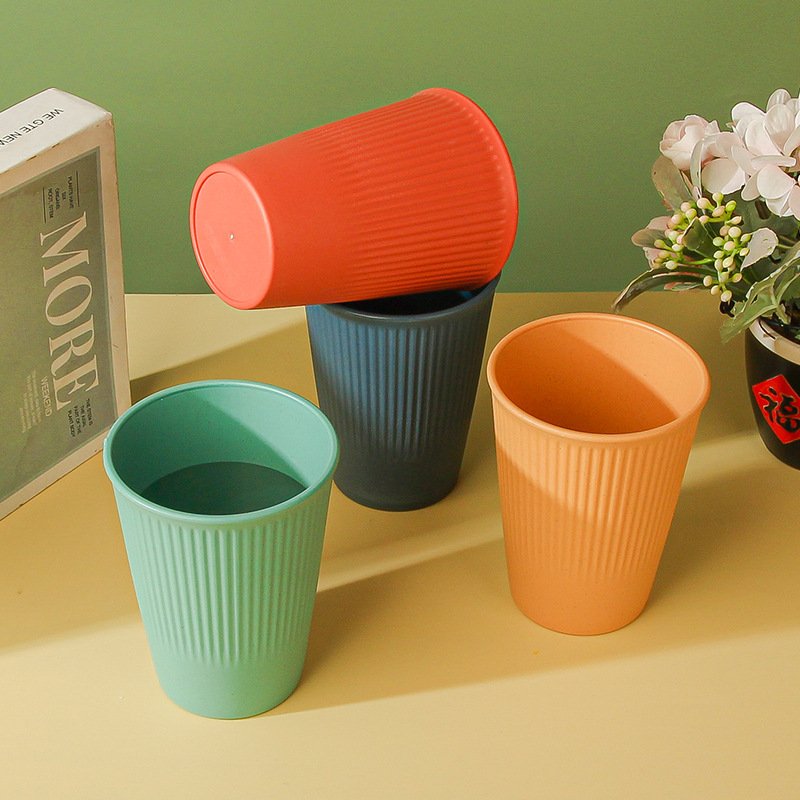 New Arrival Wholesale Unbreakable Drinking Cups Wheat Straw Water Coffee Mug Tea Milk Drinking Glasses Healthy Tumbler