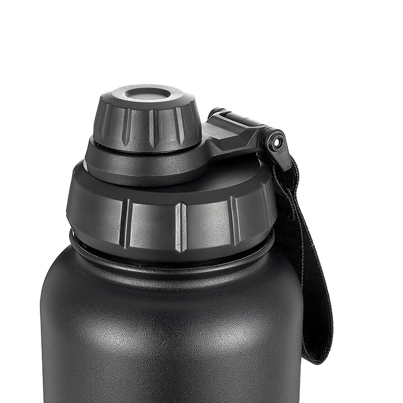 32 oz Stainless Steel Vacuum Flask Insulated Sports 2 In 1 Water Bottle with Storage Base