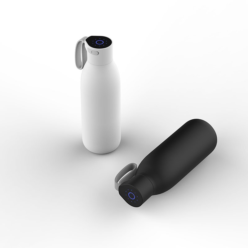 New Christmas Environmental Protection Three Color Battery Display School Single Insulated Water Bottles