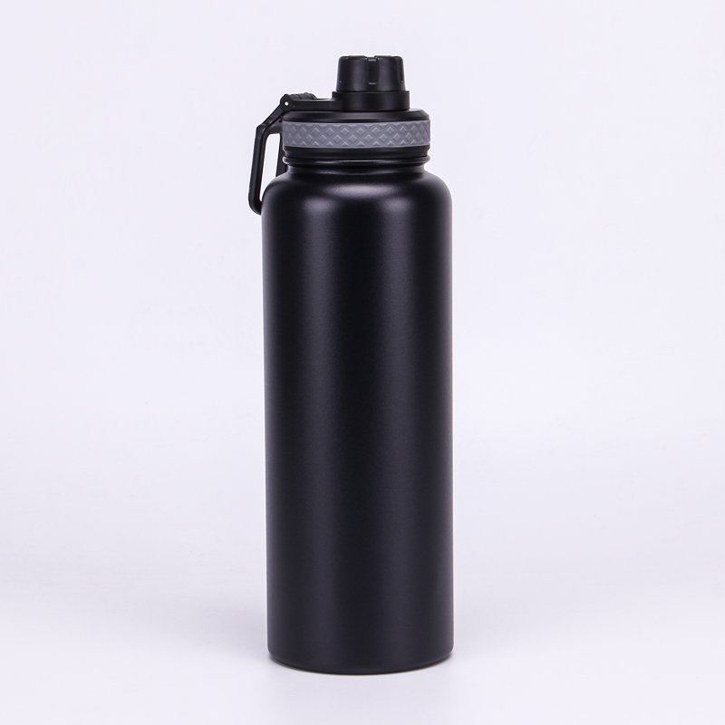 Large Capacity Wide Mouth Stainless Steel Vacuum Insulated Water Bottle 1200ml Thermos Flask Water Bottle for Sport Gym