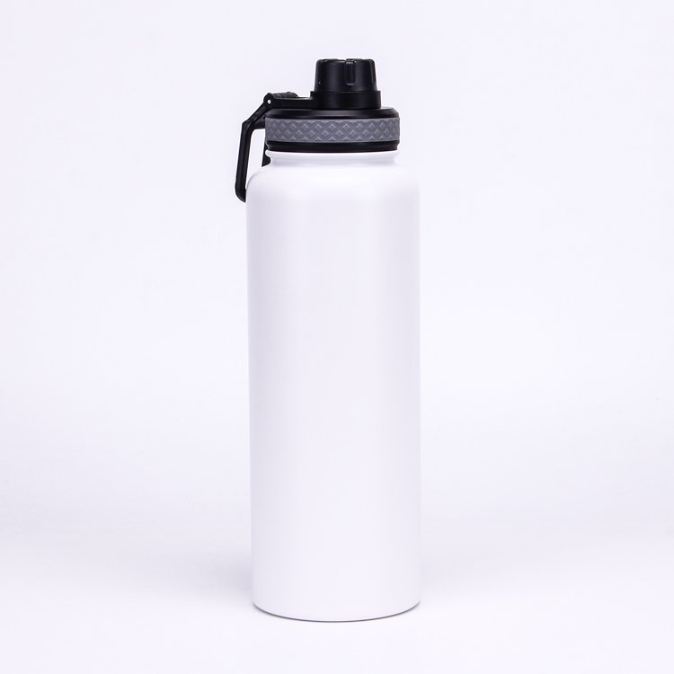 Large Capacity Wide Mouth Stainless Steel Vacuum Insulated Water Bottle 1200ml Thermos Flask Water Bottle for Sport Gym
