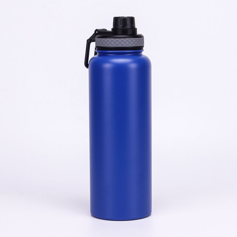 Large Capacity Wide Mouth Stainless Steel Vacuum Insulated Water Bottle 1200ml Thermos Flask Water Bottle for Sport Gym