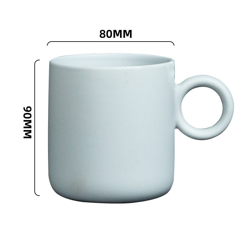 Glazed Custom Ceramic Coffee Mug Tazas with Handle, Mugs for Cappuccino, Espresso, Latte, Cocoa, Milk,Tea