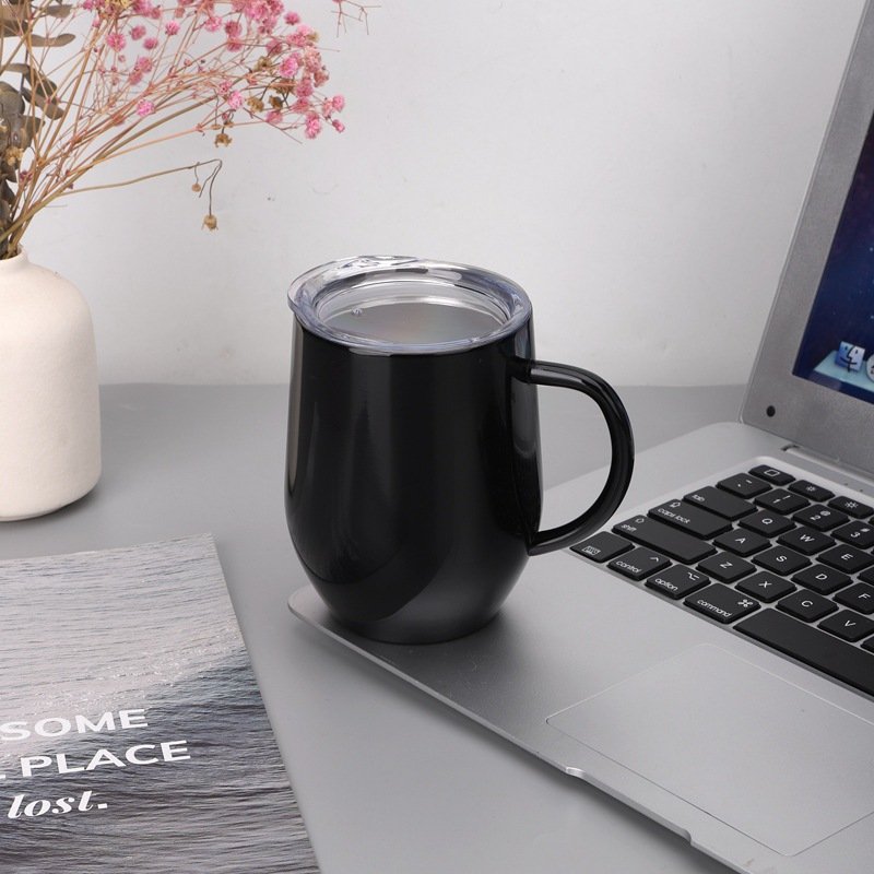 Yeway US Warehouse Sublimation Beer Coffee Blanks 12oz Stainless Steel Double Wall Sublimation Mug With Handle