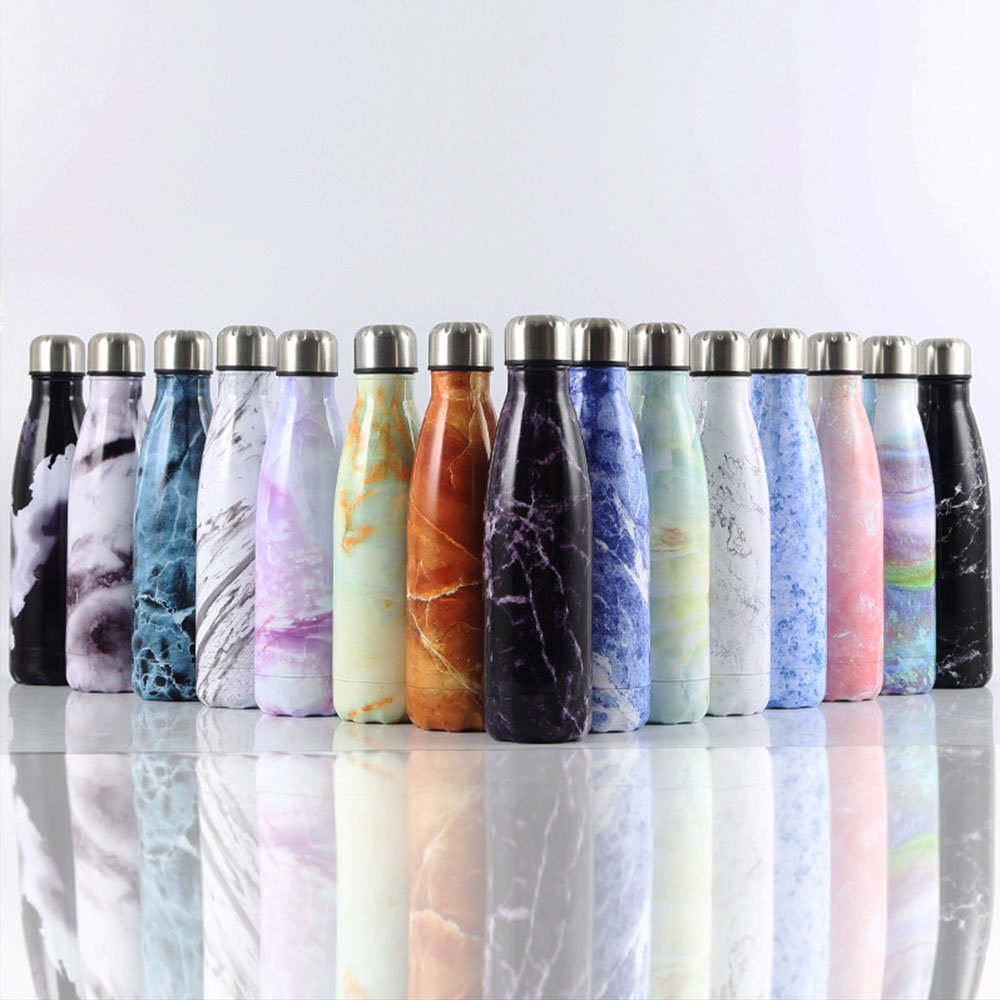 BPA Free Double-wall Stainless Steel Cola Shape Vacuum Flask Thermal Bottle, Custom Logo Portable Leakproof Water Bottles