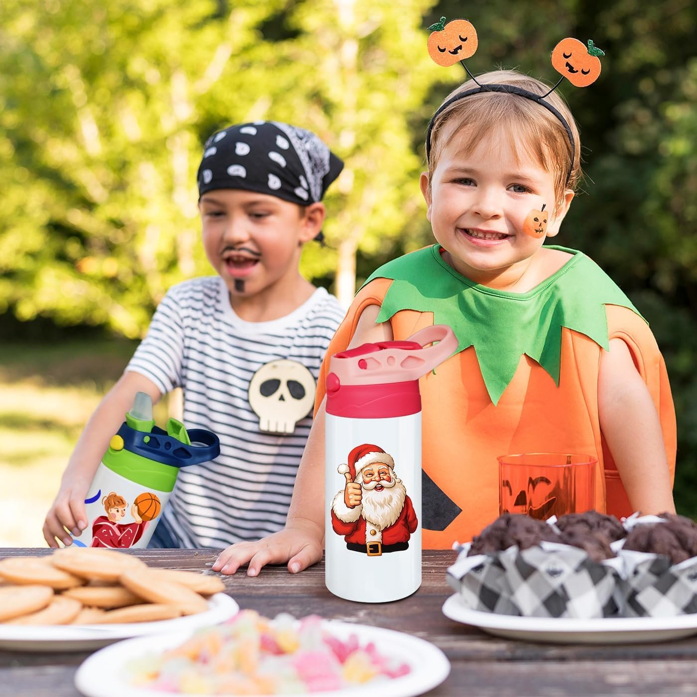 Kids 12oz 20oz Tumblers with Lid Sublimation Sippy Cup Blank Water Bottle Blanks for Back to School DIY Crafting Gift