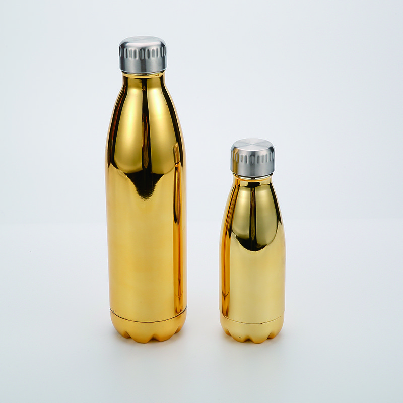 Custom Print 260ml/500ml/750ml Double wall Stainless Steel Vacuum Insulated unique Shaped Sports Water Bottle