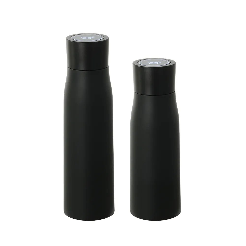 Whosale Eco-friendly BPA Free Double Wall Stainless Steel Smart Led Uv Light Self Cleaning Purifier Water Bottle for gift