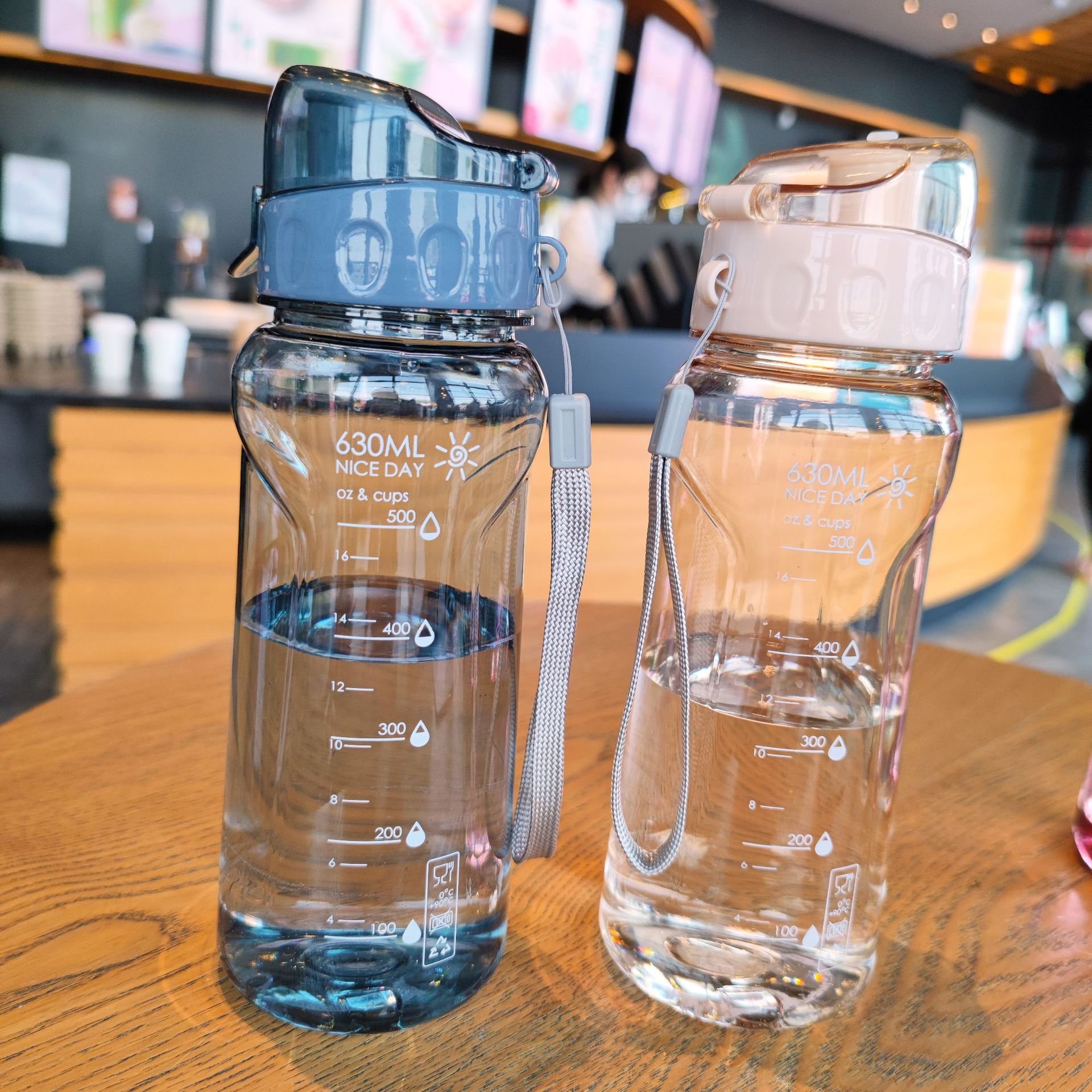 Convenient Student Sport Water Cup Plastic Portable Water Container Couple Mug Large Capacity Outdoor Travel Sport Water Bottle