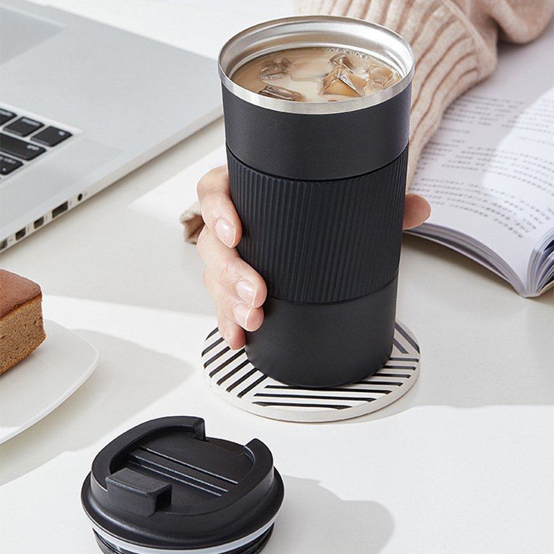 Wholesale High Quality Reusable Vacuum Coffee Mug Custom, 380ml 500ml Thermal Insulation Stainless Steel Coffee Mug