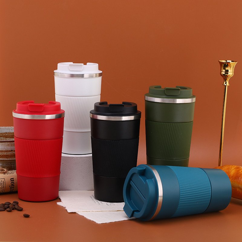 Wholesale High Quality Reusable Vacuum Coffee Mug Custom, 380ml 500ml Thermal Insulation Stainless Steel Coffee Mug