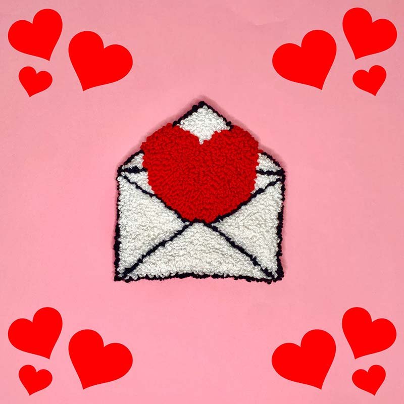 Cheap Cute Punch Needle Handmade Mug Rug Sofa Wine Custom Absorbent Coaster