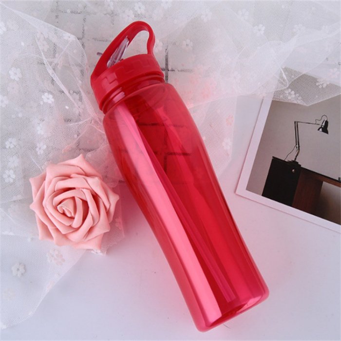 2023 New Launched 700 ML BPA Free Translucent Customized Logo AS Plastic Water Bottle Camping Hiking Running Sports Bottle