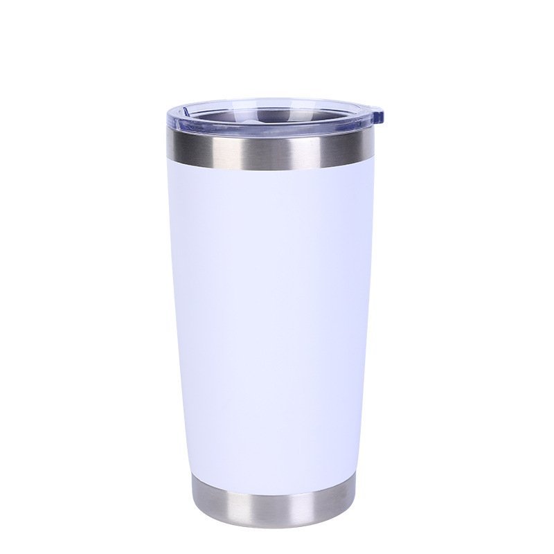 20oz Double Wall Vacuum Hot and Cold Insulated Travel Coffee Mugs Stainless Steel Tumblers
