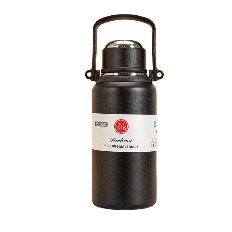 New Vacuum large capacity Flask Eco-friendly Stainless Steel 316 Insulated Flask Outdoor Thermos Travel Sports water Kettle
