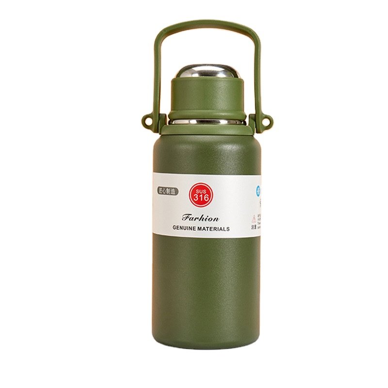 New Vacuum large capacity Flask Eco-friendly Stainless Steel 316 Insulated Flask Outdoor Thermos Travel Sports water Kettle