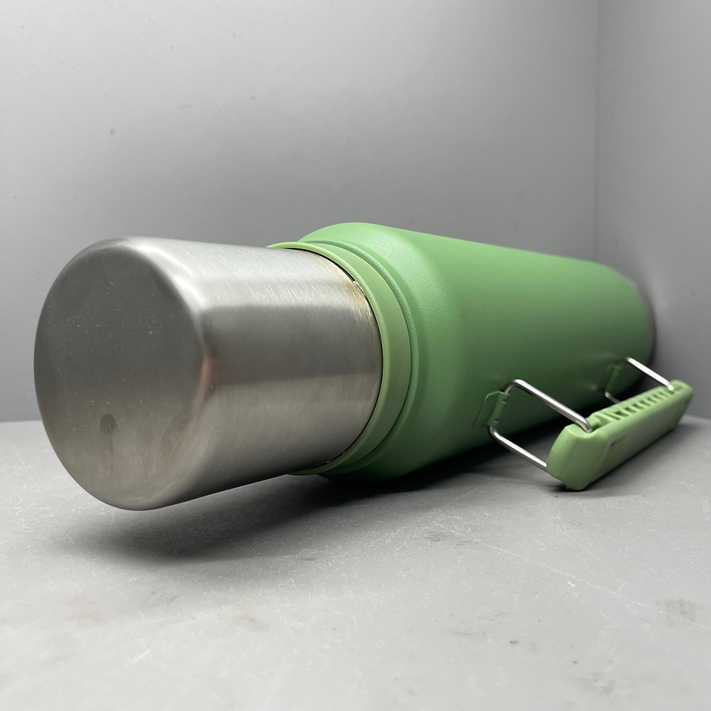 1.2 L Portable Gym Water Bottle Double Wall vacuum flasks thermoses Thermos Water Bottle With Handle And Lid