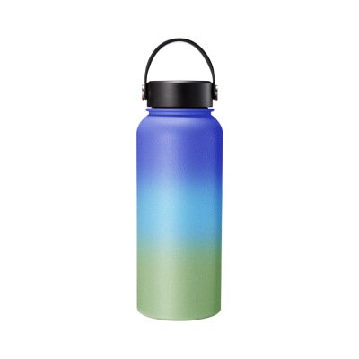 DWELLS Premium 350ml -2L Gradient Powder coated Water Bottle Wide Mouth Vacuum Insulated Stainless Steel Water Bottle