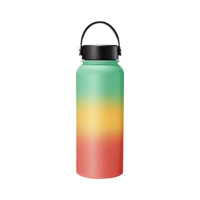 DWELLS Premium 350ml -2L Gradient Powder coated Water Bottle Wide Mouth Vacuum Insulated Stainless Steel Water Bottle