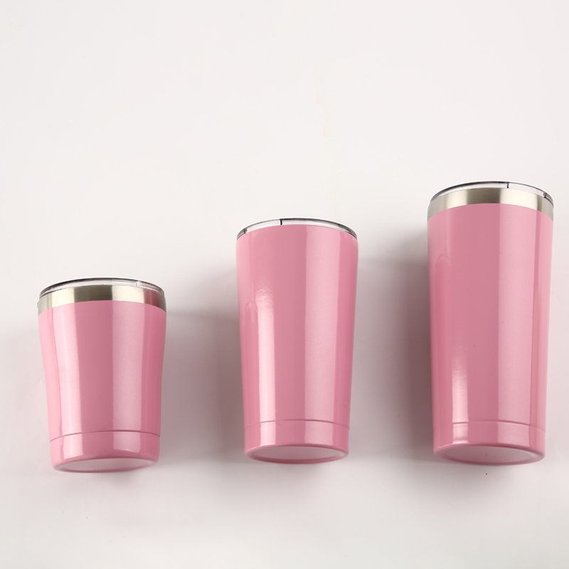 Travel Coffee Cup Insulated 10oz 17oz 20oz Stainless Steel Vacuum Coffee Mug Tumbler Custom Stainless Steel Water Bottle