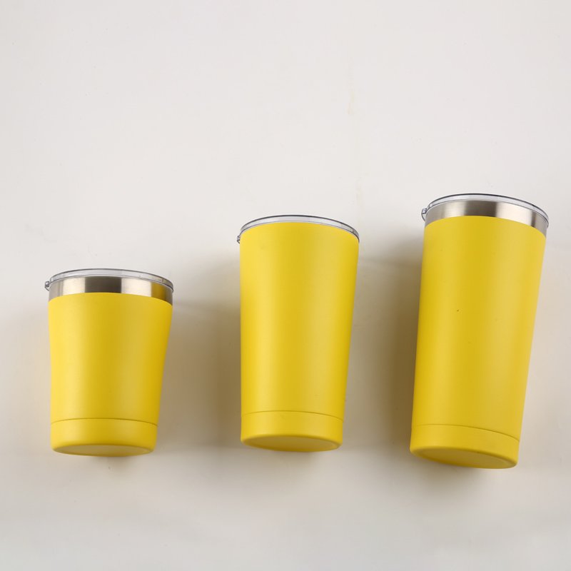 Travel Coffee Cup Insulated 10oz 17oz 20oz Stainless Steel Vacuum Coffee Mug Tumbler Custom Stainless Steel Water Bottle