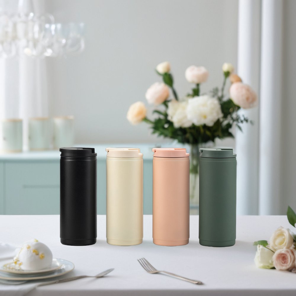 Portable Eco Travel Coffee Mug Leak Free 400ML Double Wall Stainless Steel Vacuum Travel Coffee Mug