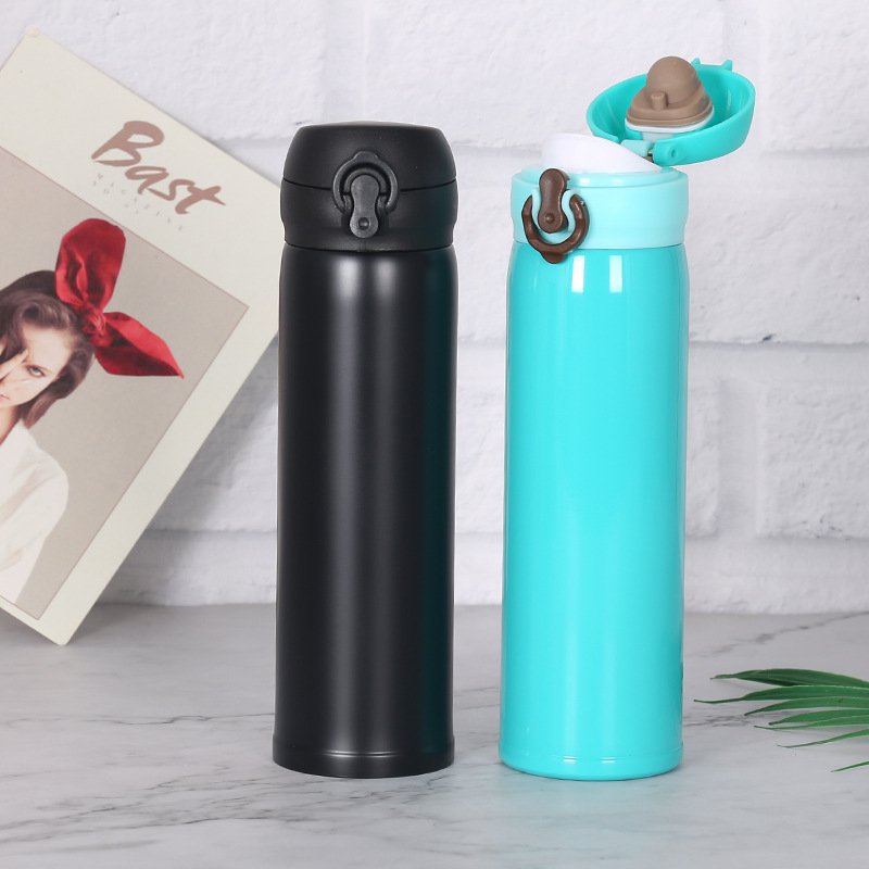 450ml Stainless Steel Thermal Bottle Double Wall Insulated Vacuum Flask Thermo BPA Free Leakproof Cup